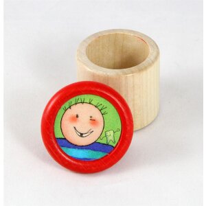 rundum - 00090 - Milchzahndose Junge mit Wackelbild (rot)