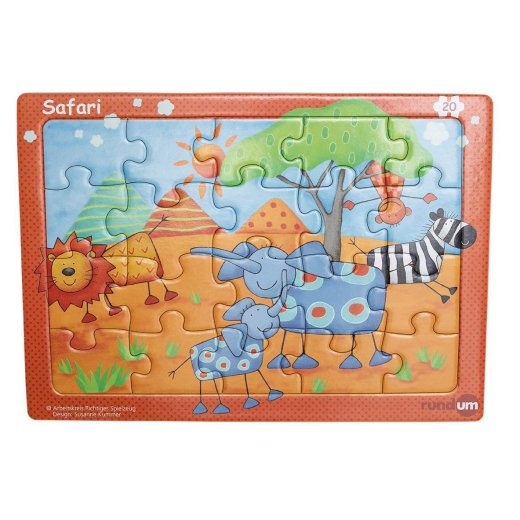 rundum - 00321 - 20 Teile Puzzle Safari