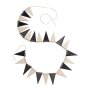 Grimms - 93150 - Wimpelkette monochrom