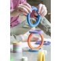 GRAPAT - 20-216 - Regenbogen Holzringe - Nest 24 Ringe (Nest Rings)