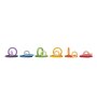 GRAPAT - 20-216 - Regenbogen Holzringe - Nest 24 Ringe (Nest Rings)