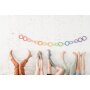 GRAPAT - 20-216 - Regenbogen Holzringe - Nest 24 Ringe (Nest Rings)
