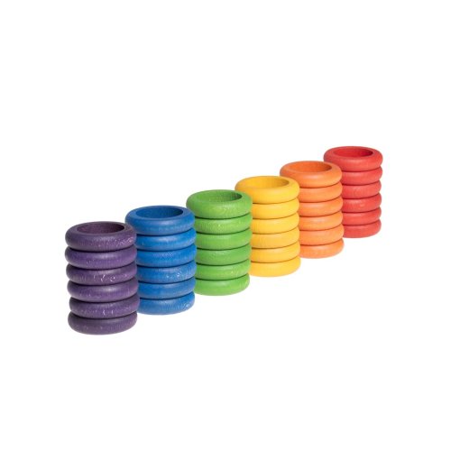 GRAPAT - 15-116 - 36 Ringe in 6 Regenbogenfarben (36 Rings - 6 Colours)