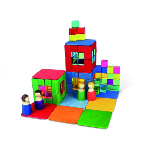 Bauspiel - 0100 - Lichtbauwürfel 100 Teile