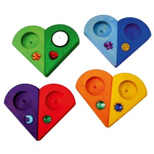 Bauspiel - 0250 - Geburtstagskranz Regenbogen 8 Teile