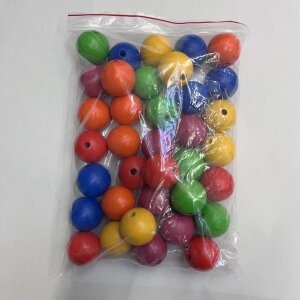 Bauspiel - 1045 - 36 XXL Junior - Holzperlen - 45 mm