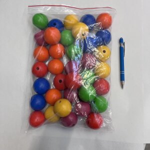 Bauspiel - 1045 - 36 XXL Junior - Holzperlen - 45 mm