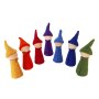 Bauspiel - 50089 - Regenbogen-Gnome / Zwerge Filz 7 Teile