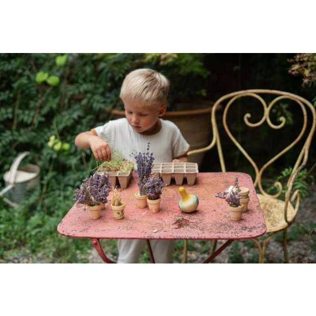 GRAPAT - 25-274 - 1 Vogel Kreisel gelb - Flowing yellow bird