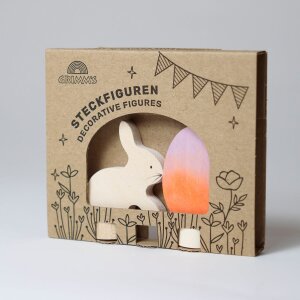 Grimms - 03061 - Steckfiguren Osterset BATIK orange