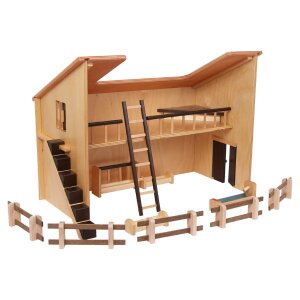 Beck Holzspielzeug - 10020 - Stall - Bauernhof