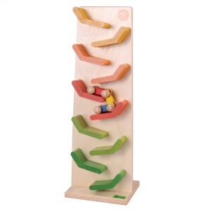 Beck Holzspielzeug - 20023 - Kaskaden Turm bunt mit...