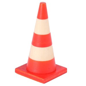 Beck Holzspielzeug - 30007 - Verkehrszeichen - Leitkegel