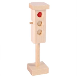Beck Holzspielzeug - 30024 - Kleine Verkehrsampel