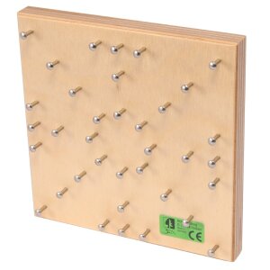 Beck Holzspielzeug - 50004 - Spannbrett 12 x12 cm