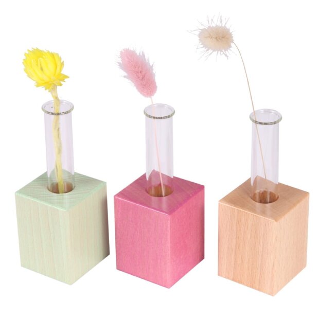 Beck Holzspielzeug - 60013 - Vase klein pastell mint