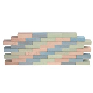 Beck Holzspielzeug - 60034 - Fröbelbausteine pastell...
