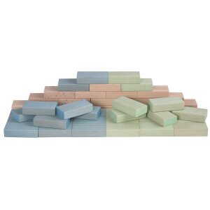 Beck Holzspielzeug - 60034 - Fröbelbausteine pastell...