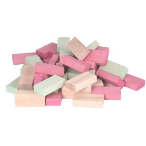 Beck Holzspielzeug - 60035 - Fröbelbausteine pastell...