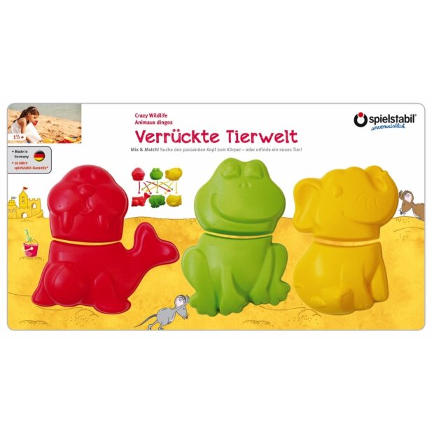 Spielstabil - 7441 - Verrückte Tierwelt fashion 6-teilig