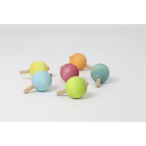 Grimms - 44200 - Pastell Kreisel - 6 Stück