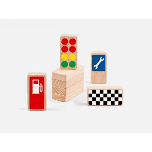 Waytoplay - Straßensperren Rennschilder -...