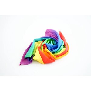 Laura`s Play Cotton - Spieltuch Regenbogen - 120 x 120 cm