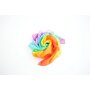 Laura`s Play Cotton - 77138 - Spieltuch Regenbogen pastell - 90 x 90 cm