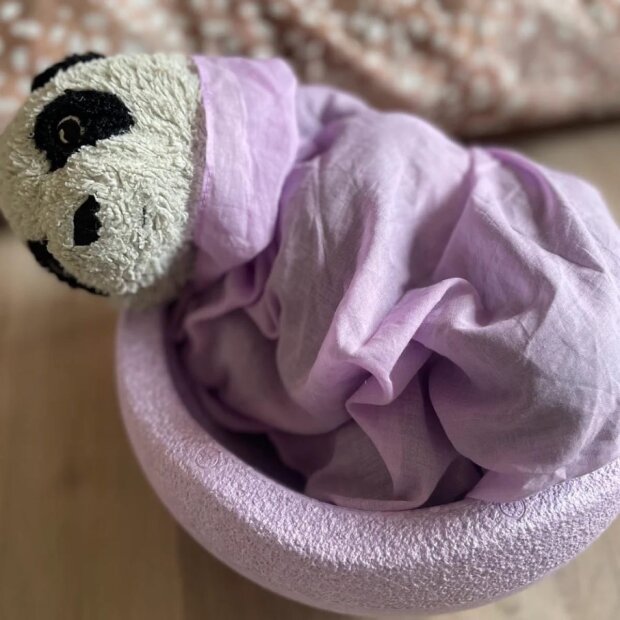 Laura`s Play Cotton - 24512 - Spieltuch Lila - 50 x 50 cm