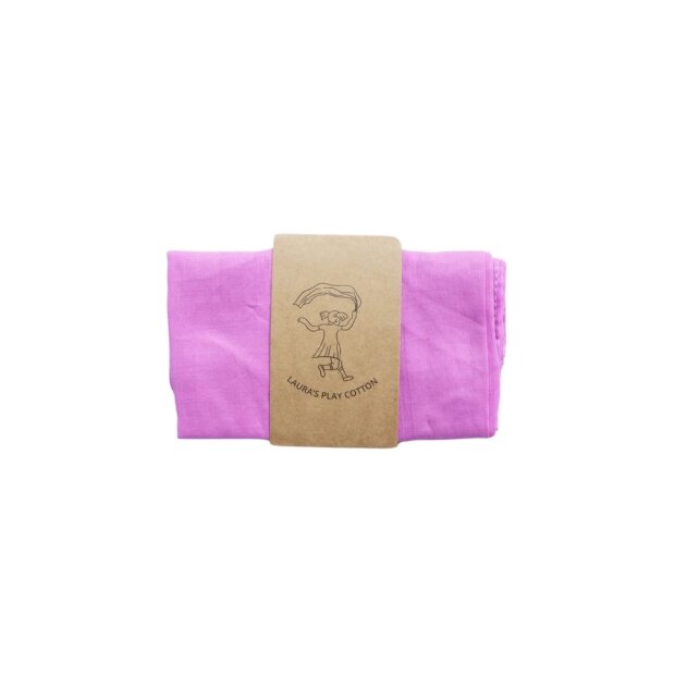 Laura`s Play Cotton - 39314 - Spieltuch Dunkel Rosa - Pink - 50 x 50 cm
