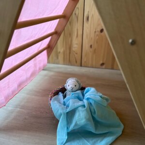 Laura`s Play Cotton - 69208 - Spieltuch Hellblau - 50 x...