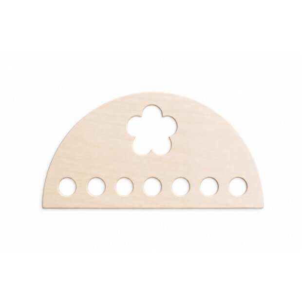 Laura’s Play Cotton - 500 - Holzdisplay Blume - klein