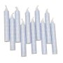 VL Home - 00257 - Kerzen Punkte blau/weiß - 10 Stück
