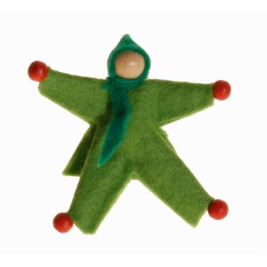 Kraul - 1330 - Mitfahrpüppchen in Regenbogenfarben...