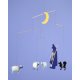 Kraul - 2370 - Mobile: Sch&auml;fer (blau) mit Mond