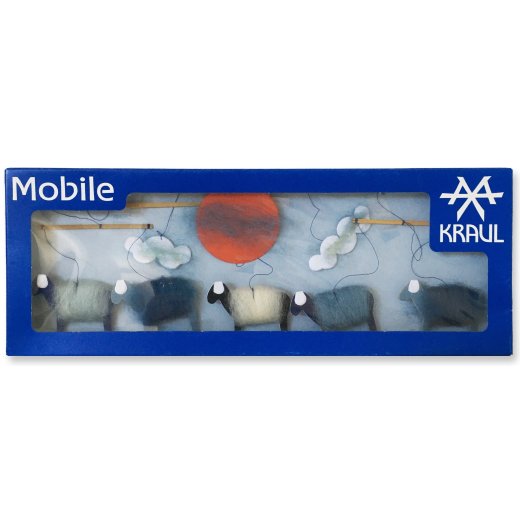 Kraul - 2384 - Mobile: Sch&auml;fchen blau - bald ausverkauft