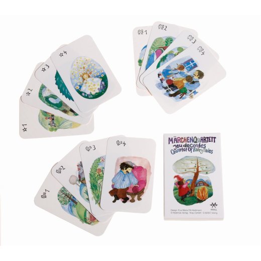 Kraul - 9720 - M&auml;rchenquartett Kartenspiel (32 Karten)