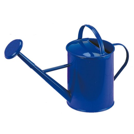 Gl&uuml;cksk&auml;fer - 535076 - Gie&szlig;kanne, Metall, 1 Liter, blau