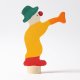 Grimms - 03830 - Steckfigur Clown mit Trompete