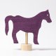 Grimms - 03538 - Steckfigur violettes Pferd