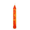 Ahrens - 101620 - Kerze Happy Birthday / orange